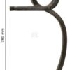 Diente de resorte espiral 35x35 RH 3 Diente de resorte espiral 35x35 RH