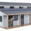 Caballeriza, escala 1:24, 75x69x32cm