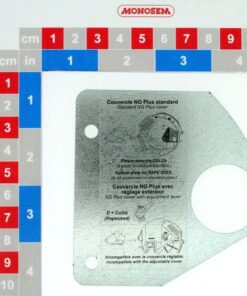 Placa de nivel en la caja dosificadora de colza