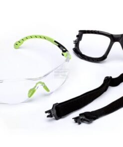 Gafas de seguridad Solus™ 1000 con lente transparente verde/negro