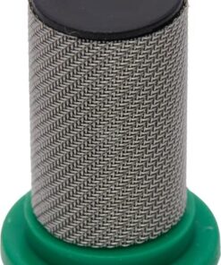 Filtro con válvula de retención de bola 100 mesh verde