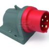 Enchufe de máquina CEE 16A 5P 400V IP44 92x94 QC IQ 6 Enchufe de máquina CEE 16A 5P 400V IP44 92x94 QC IQ