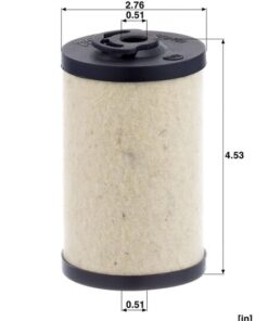 Filtro combustible sin metal