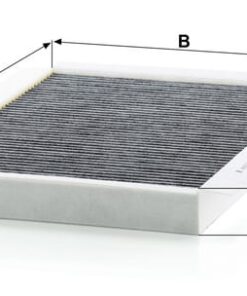 Filtro interiores, carbón act.