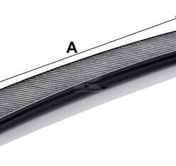 Filtro interiores, carbón act.