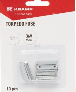 Fusible de torpedo cerámico 25A 36V azul (x10)