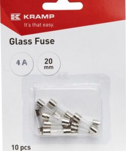Glass fuse 4A 20mm (x10)
