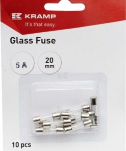 Glass fuse 5A 20mm (x10)
