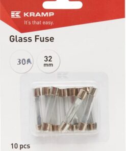 Glass fuse 30A 32mm (x10)