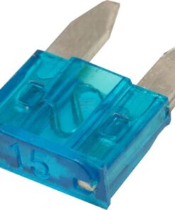 Mini blade fuse 15A 32V blue (x50) 6 Mini blade fuse 15A 32V blue (x50)