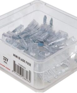 Mini blade fuse 25A 32V white (x50)