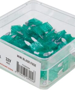 Mini blade fuse 30A 32V green (x50)