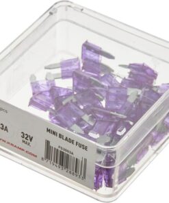Mini blade fuse 3A 32V purple (x50)