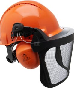 Combinación casco forestal con orejeras y pantalla 5C