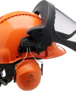 Combinación casco forestal con orejeras y pantalla 5C