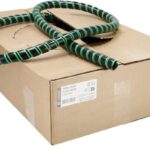 Protector espiral negro/verde 13-18 25m