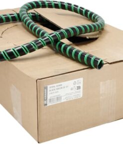 Protector espiral negro/verde 20-27 25m