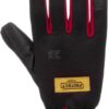 Guantes de trabajo, negro-rojo, poliuretano/Spandex/polyester/Lycra, talla XS, Protect de Kramp