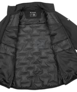 Chaqueta térmica negra, 2XL 20 Chaqueta térmica negra, XS