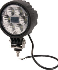 Foco de trabajo LED, 25W, 2000lm, redondo, 10/30V, Ø 117mm, haz de luz concentrado, 6 leds, Kramp