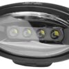 Luz de trabajo LED, 80W, 8000lm, ovalada, 10/30V, 190x108x63mm, enchufe 9006, foco