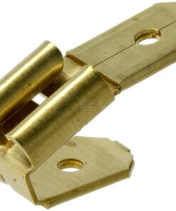 Terminal de crimpado, doble, 6.4x0.8mm (100 uds.)