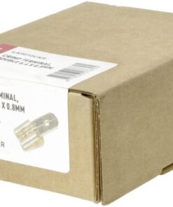 Terminal de crimpado, doble, 6.4x0.8mm (100 uds.)