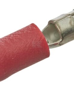 Conector bala macho, rojo, 0,5-1mm² Ø4mm (100 uds.)