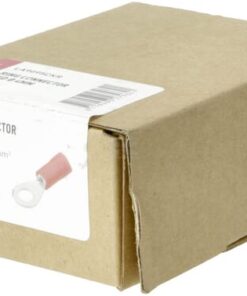 Conector de anillo, rojo, 0.5-1mm² Ø4mm (100 uds.)