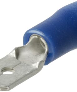 Terminal plano macho, azul, 1.5-2.5mm² 6.3x0.8mm (100 uds.)