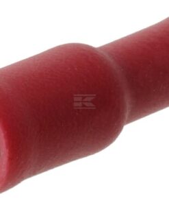 Conector de empalme tipo bala, hembra, rojo, 0.5-1mm² Ø4mm (100 uds.)