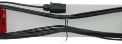 Placa luminosa 12 V, cable de 12 m, enchufe de 7 clavijas