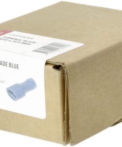 Terminal hembra, azul, 1.5-2.5mm² 6.3mm (100 uds.)