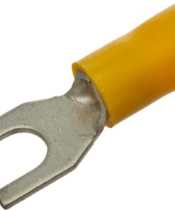 Fork terminal, yellow, 4-6mm² diameter 5.3mm (50x)