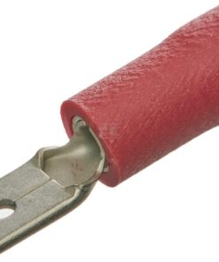 Terminal macho, rojo, 0,5-1 mm² 4,8x0,8 mm (100 uds.)