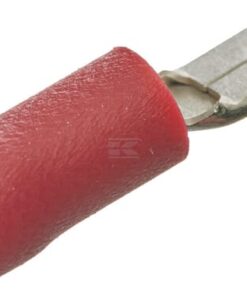 Terminal macho, rojo, 0,5-1 mm² 4,8x0,8 mm (100 uds.)