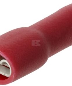 Terminal hembra, rojo, 0.5-1mm² 4.8x0.8mm (100 uds.)