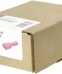 Terminal hembra, rojo, 0.5-1mm² 4.8x0.8mm (100 uds.)