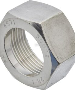 Tuerca 28L M36 2 acero inox.