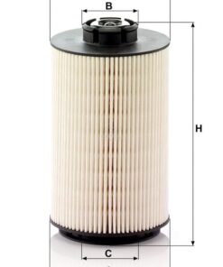 Filtro combustible sin metal