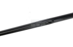 Púa cargadora, recta, sección en doble T 36x1100 mm, punta afilada con tuerca M22x1,5 mm, negra