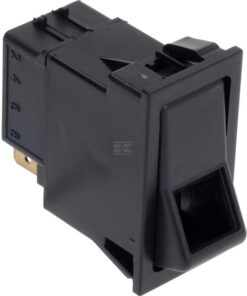 Interruptor basculante, II+I-0, apagado-encendido-encendido, 12 V, 5 polos, función iluminación, con bombilla 13 Interruptor basculante, II+I-0, apagado-encendido-encendido, 12 V, 5 polos, función iluminación, con bombilla