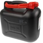 Bidón combustible de plástico negro
