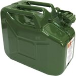 Depósito para gasolina - metal verde