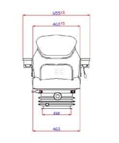 Asiento suspensión neumática Super DeLuxe