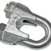 Grapa cable acero Ø3/8" (9.5mm)x20mm-35x42mm (10 uds.)