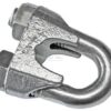 Grapa cable acero Ø1/8" (3mm)x10mm-20x20mm (20 uds.) 2 Grapa cable acero Ø1/8" (3mm)x10mm-20x20mm (20 uds.)