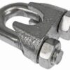 Grapa cable acero Ø3/16" (4.5mm)x11mm-22x24mm (20 uds.)