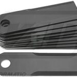 Cuchilla recta, lisa 173x50x4 Ø18.1mm (10 uds.)