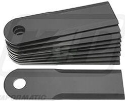 Cuchilla recta, lisa 173x50x4 Ø18.1mm (10 uds.)